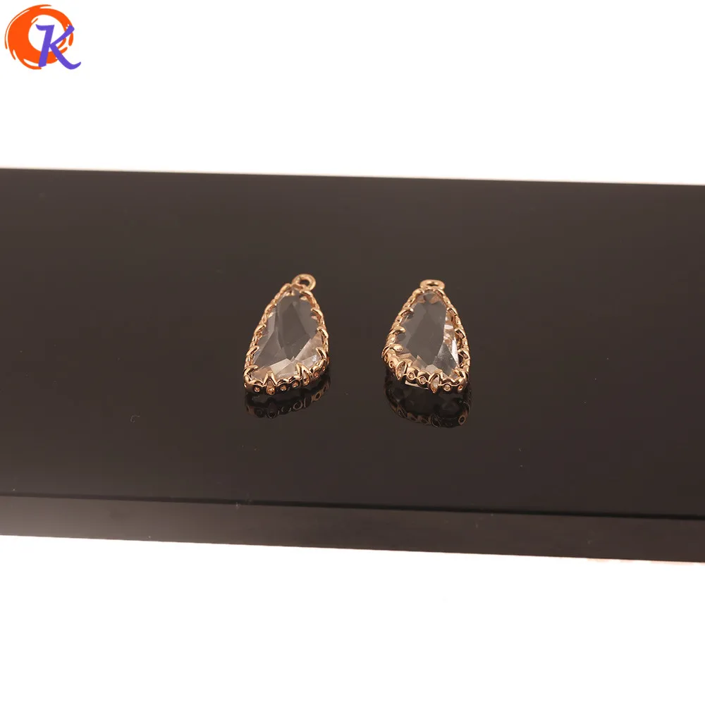 

Cordial Design 50Pcs 12*27MM Jewelry Accessories/Charms Jewelry/Hand Made/DIY Earrings Making/Earring Findings/Crystal Pendant