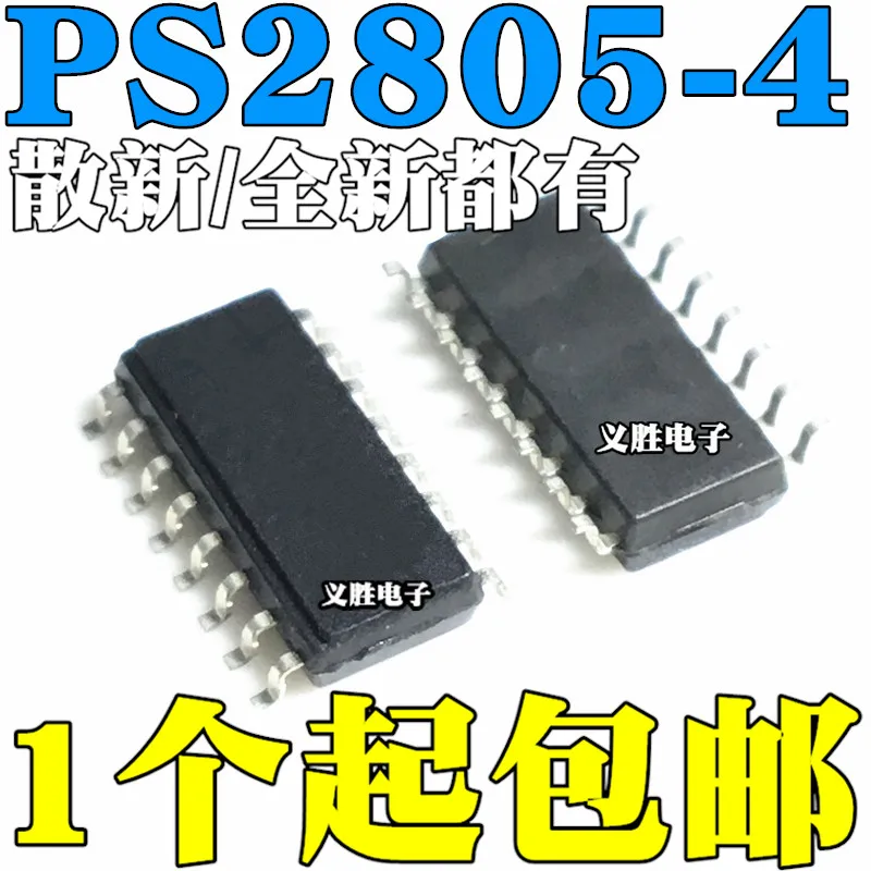 10 pçs/lote PS2805-4 PS2805C-4 SOP16 | Электронные компоненты и принадлежности