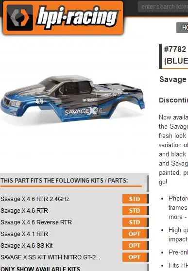 HPI racing 1/8 truck truggy body shell 4.6F 5 9 savage x/ T MAXX/E MAXX|crawler rc|exo terrarc crawler |