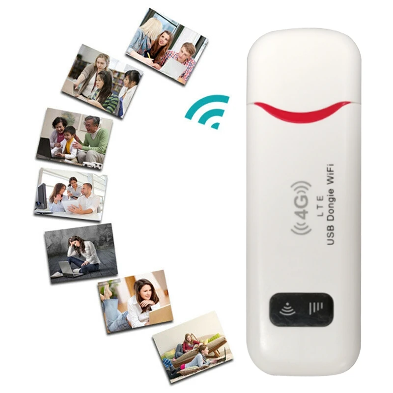 

4G WiFi Router USB Modem USB Dongle 150Mbps Car Wireless Hotspot with SIM Card Slot Mobile WiFi