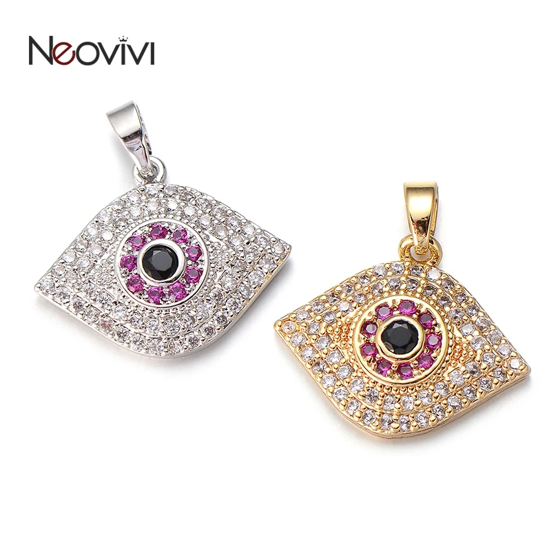 Подвески Neovivi с большими глазами подходят для женских ожерелий Сделай Сам