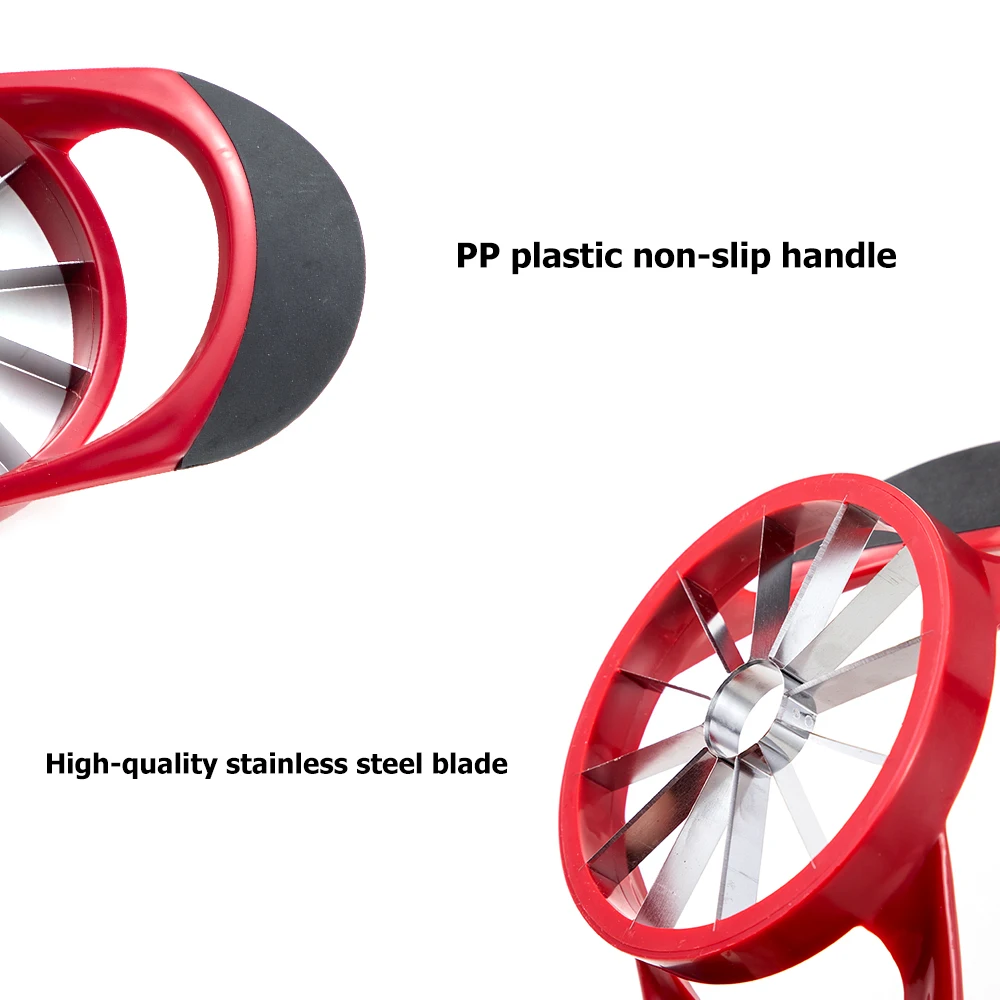 

Home Apple Slicer Fruit Slicer Apple Core Remover Stainless Steel Fruit Slicer Comfort Handle Fruit Cutter For Home Offcie