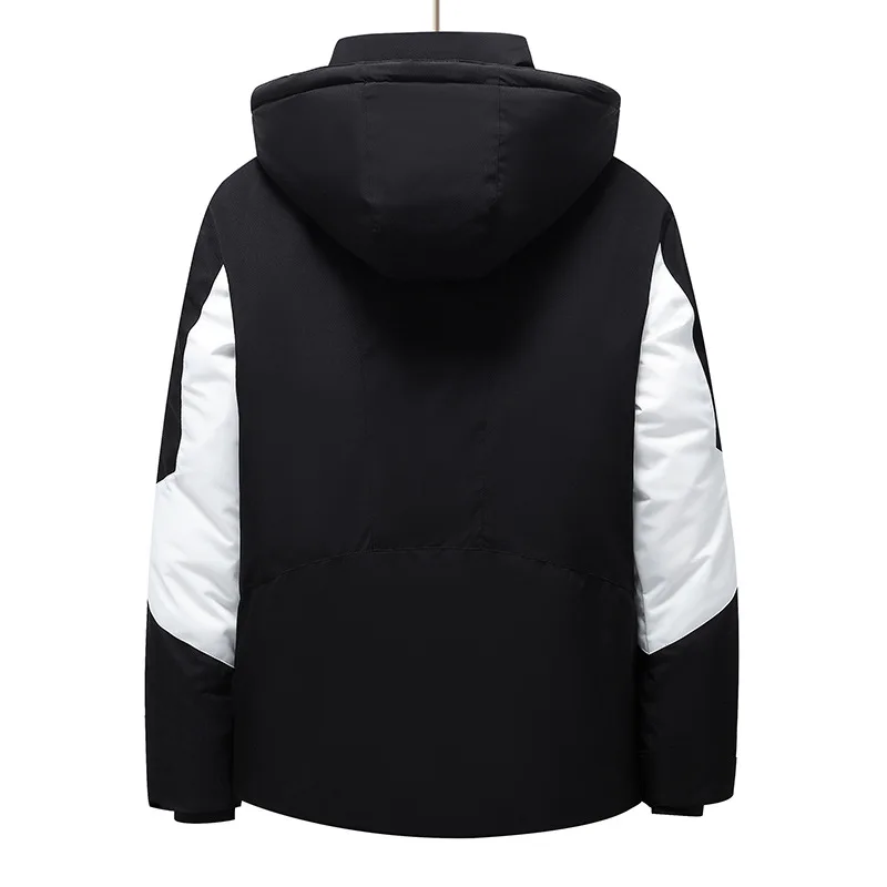Thickened Short Men's Down Jacket Autumn and Winter Fashion 2088 Loose White Duck Down Warm Trendy Coat