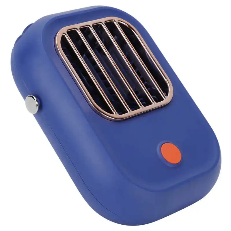 

Travel Fan Fan Hanging Neck Fan USB Charging Portable Desktop Fan Kid Gift 3-Speed Wind Blue for Travel Mini Fan Portable Fan