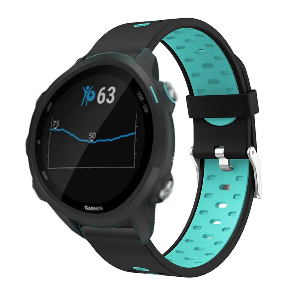 20 мм силиконовые умные часы ремешок замена ремешок для Garmin Forerunner 245 умные наручные часы ремешок аксессуары