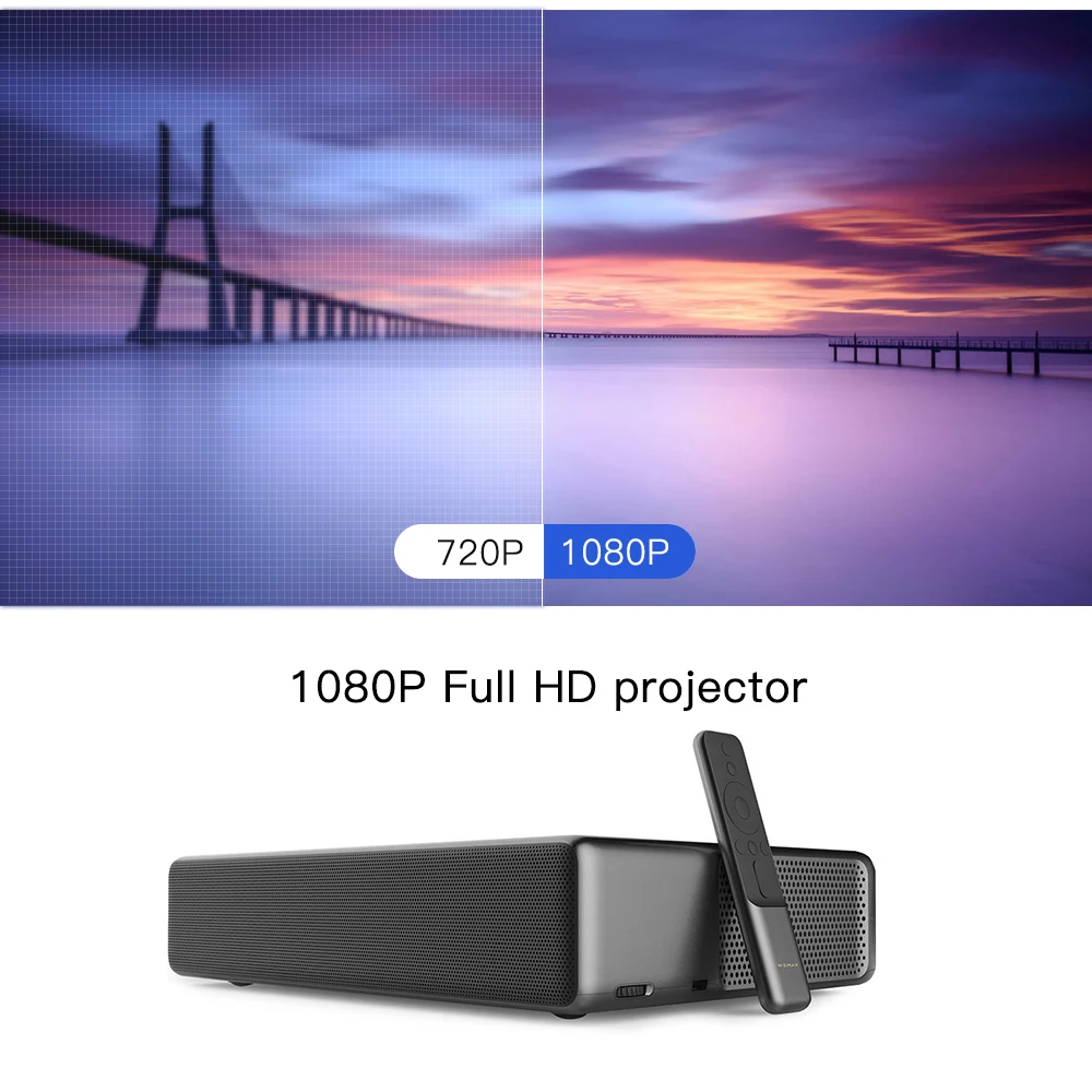 Fengmi WEMAX ONE 1080P FHD DLP лазерный проектор 1688ANSI люмен HDR10 MIUI TV Android Wifi Поддержка 4K для