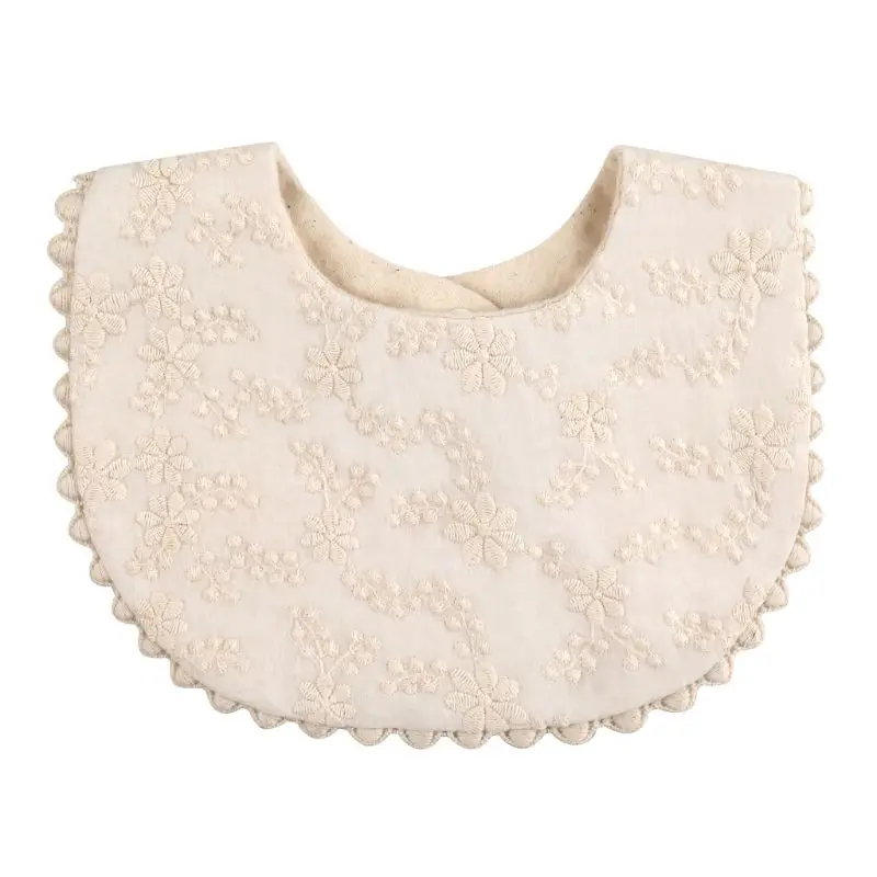 

Newborn Baby Boys Girls Embroidery Saliva Towel Kids Toddler Feeding Burp Cloth Cotton Bib Scarf H055