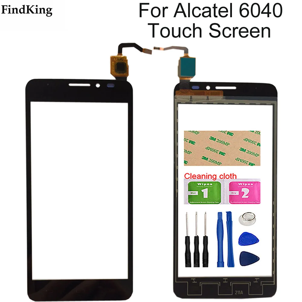 

5.0" Touch Screen Digitizer For Alcatel One Touch Idol X ot6040 ot 6040 6040A 6040D Panel Sensor Front Glass Mobile Tools