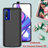 powerbank case for huawei honor 9x portable charger battery cases 6500mah external charging power bank cover shockproof cases