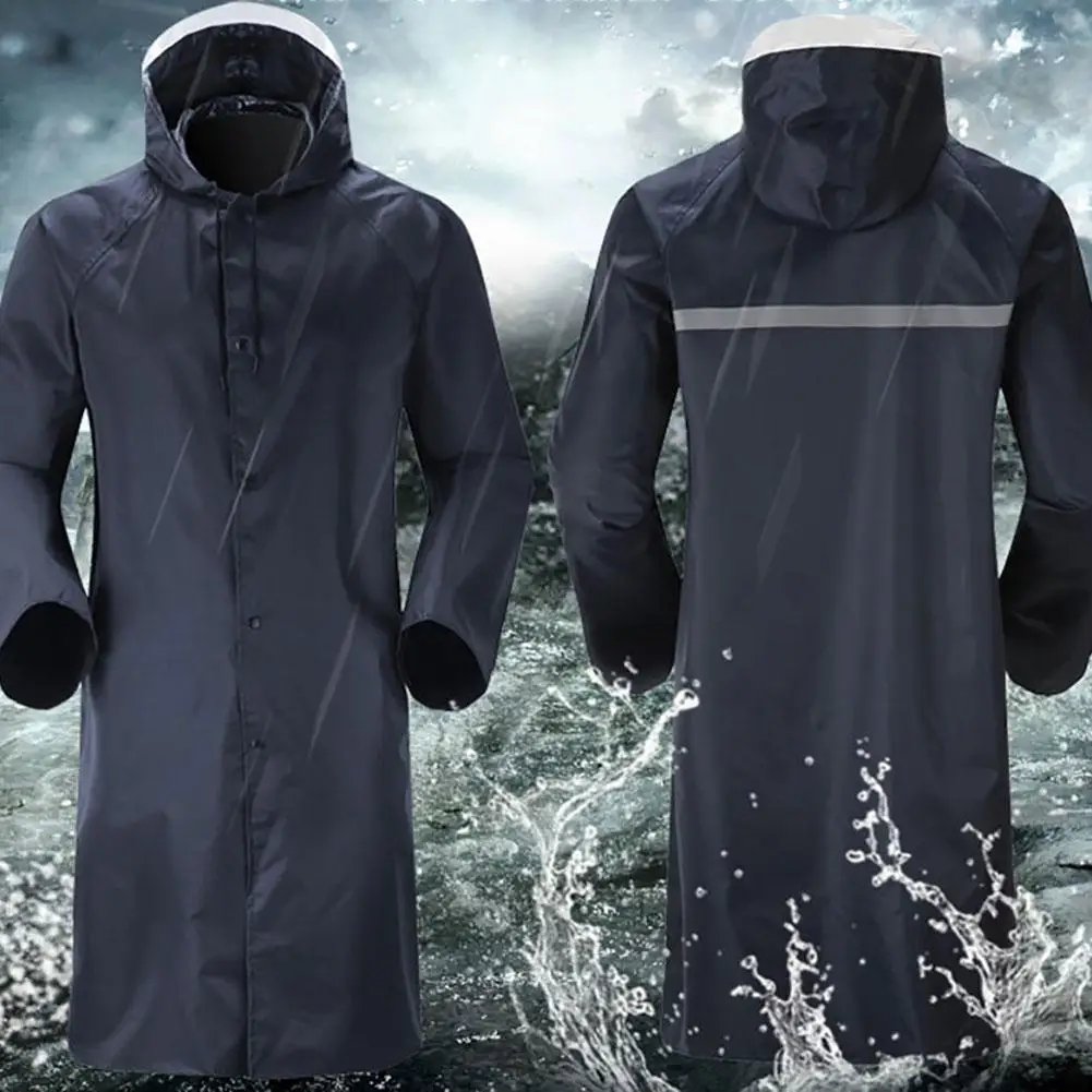 

Fashion Unisex Outdoor Travel Working Waterproof Rain Poncho Hooded Raincoat