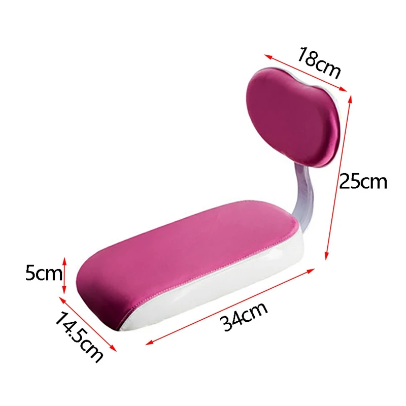 

Bicycle Back Seat Soft Bicycle Rear Seat Cushion Rear Rack Seat for Kids with Back Rest