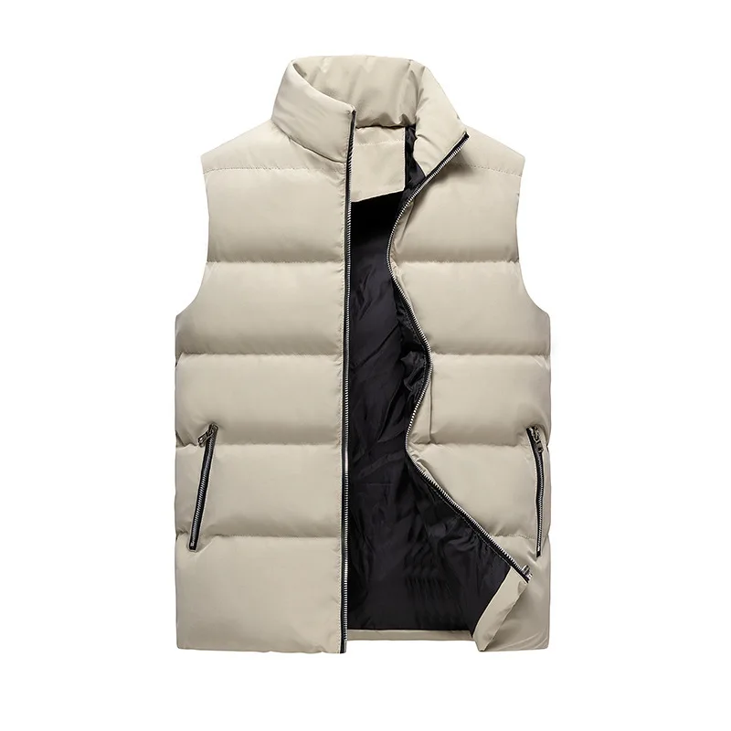 

Vest men's autumn and winter trend sleeveless jacket men's down cotton vest cotton casual