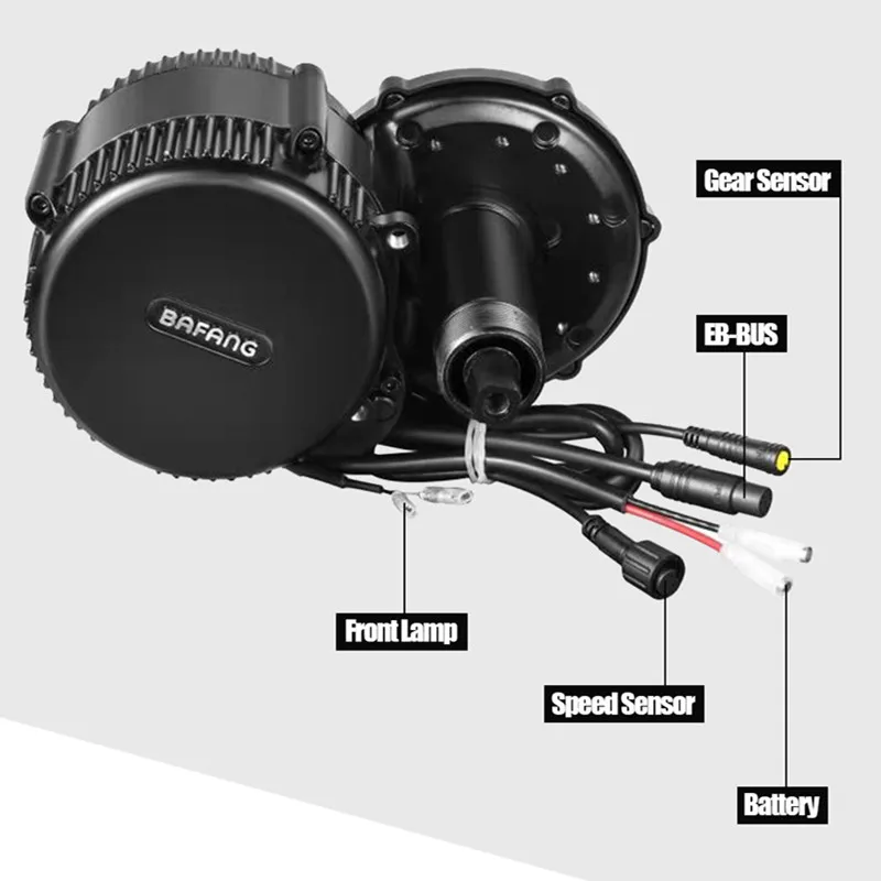 Новинка мотор Bafang BBS02B BBS02 48 в 750 Вт для электровелосипеда ЖК дисплей комплект