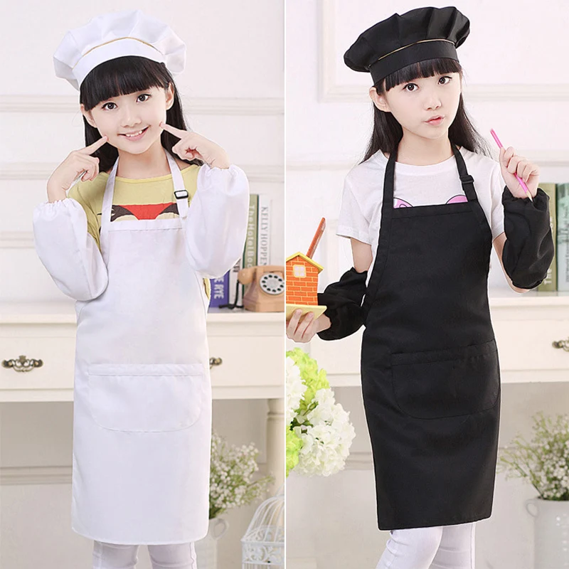 Детский фартук шапка комплект без рукавов детский сад Раскрашивание