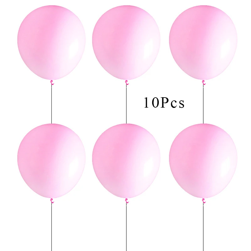 Balloon x 10 Балерина танцор балета тема вечерние украшения посуда бумажный стаканчик, тарелка, шляпа, детский душ, воздушные шары для девочек на день рождения - Цвет: Balloon x 10
