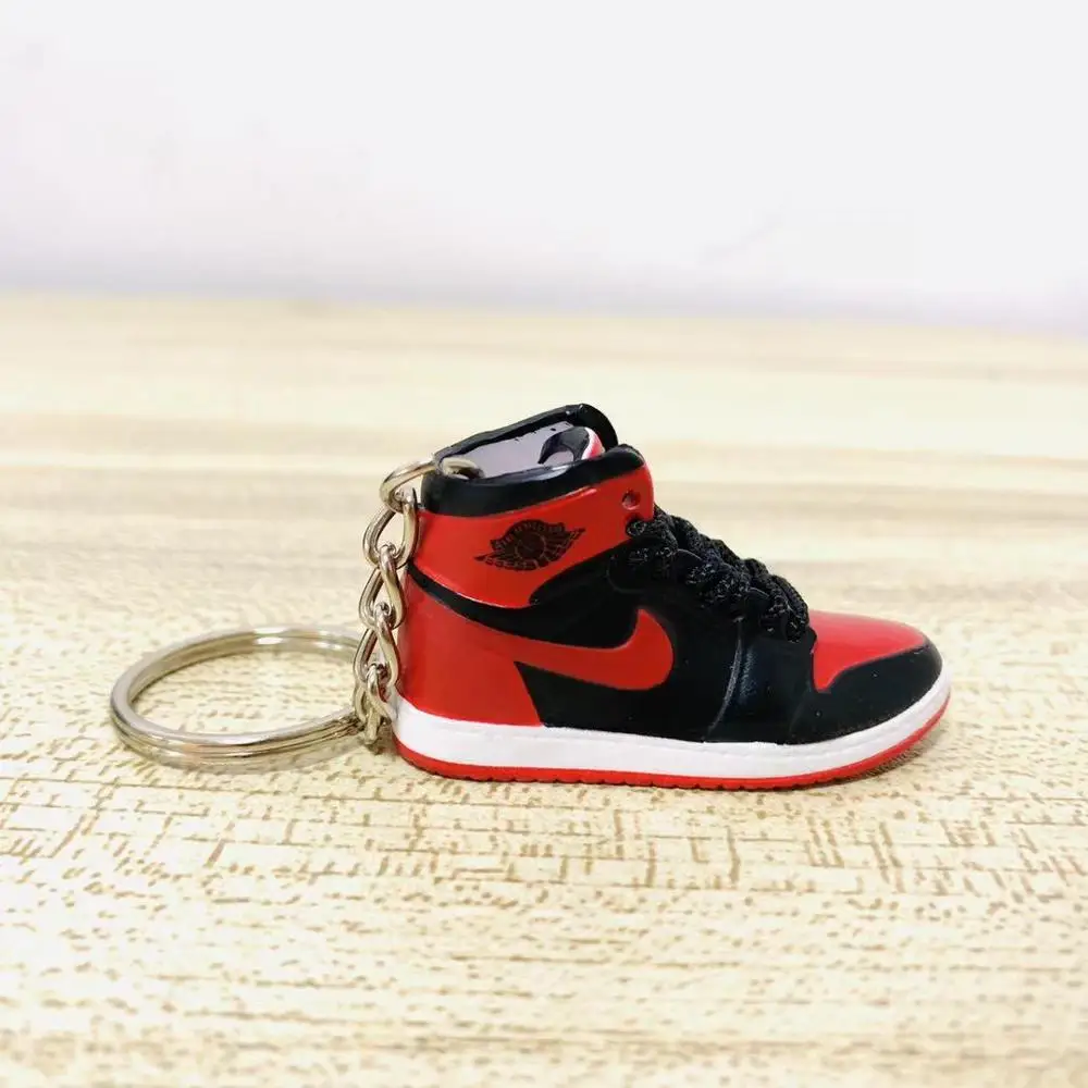 Дропшиппинг aj1 разводной брелок в виде кроссовка Air Jordan 1 3D мини кроссовки
