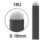 Ламинат Tebori Nano 0,16 мм 18 U-образная игла для микроблейдинга и искусственных игл для перманентного макияжа бровей