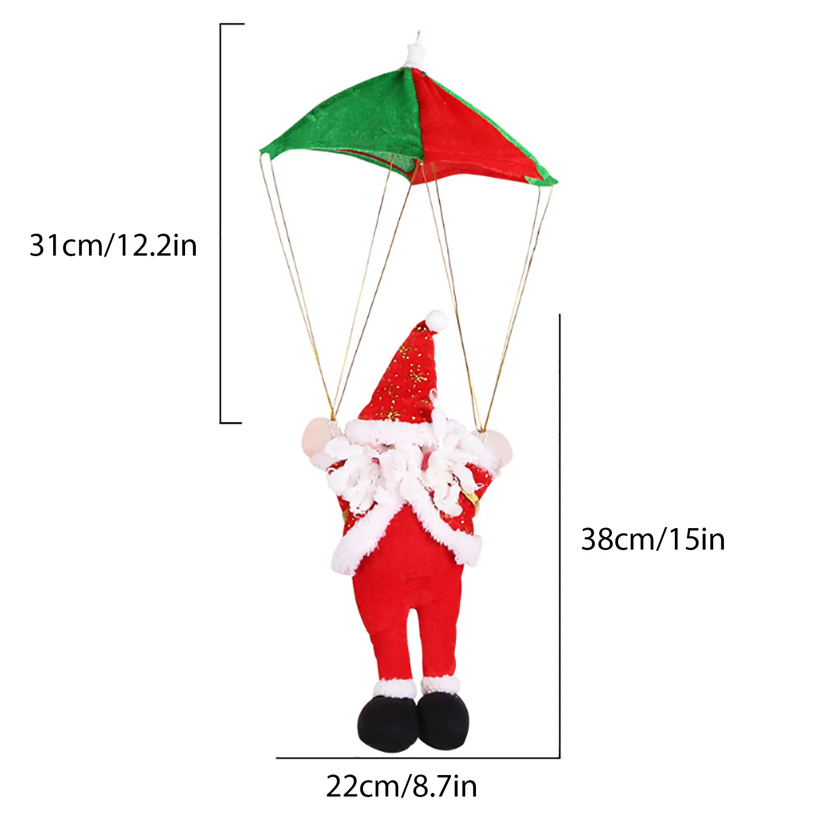 

Christmas Tree Doll Ornaments Christmas Hanging Pendant Ornaments for Holiday Clear Outline And Lifelike Christmas gift Doll