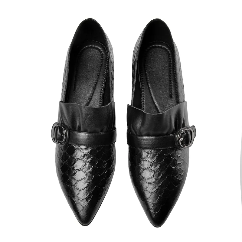 

2020 new brand women pumps fashion genuine cow leather spring summer pointed toe suqare heels black gray casual shoes big size