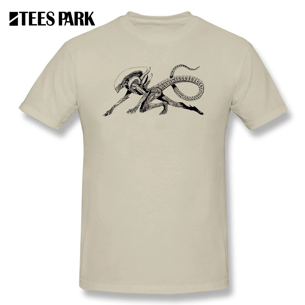 Summer T-Shirt Alien Tat ALIEN VS predator Covenant T Shirts Man Pre-Cotton Tee Shirt Vintage Round Neck Short Sleeve | Мужская одежда