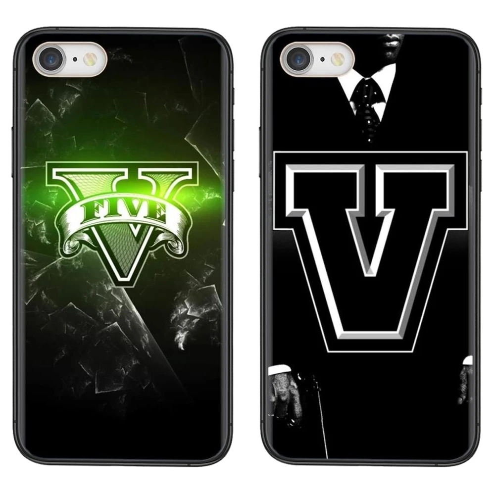 Для iPhone 11 12 Pro Mini 5 5S SE 5C 6 6S 7 8 X XR XS Plus Max мягкий чехол Grand Theft Auto Gta Logo Buy Charming | Мобильные