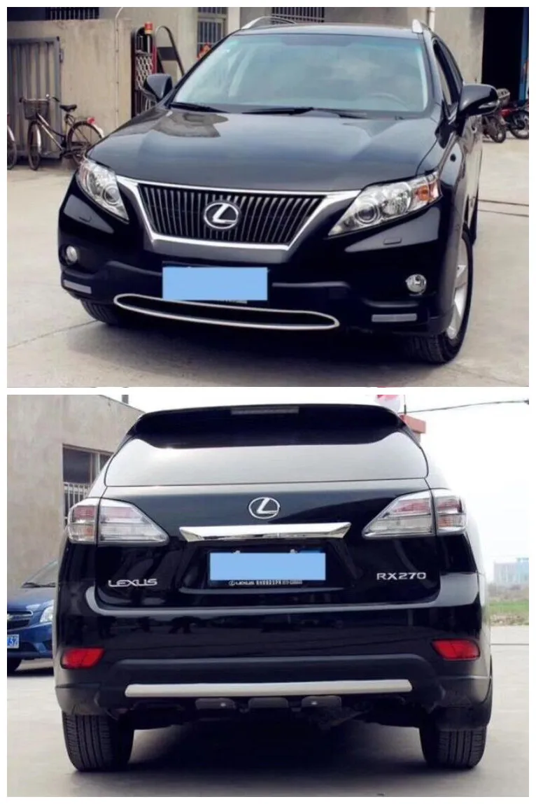 Высокое качество ABS передний + задний автомобильный бампер диффузор протектор