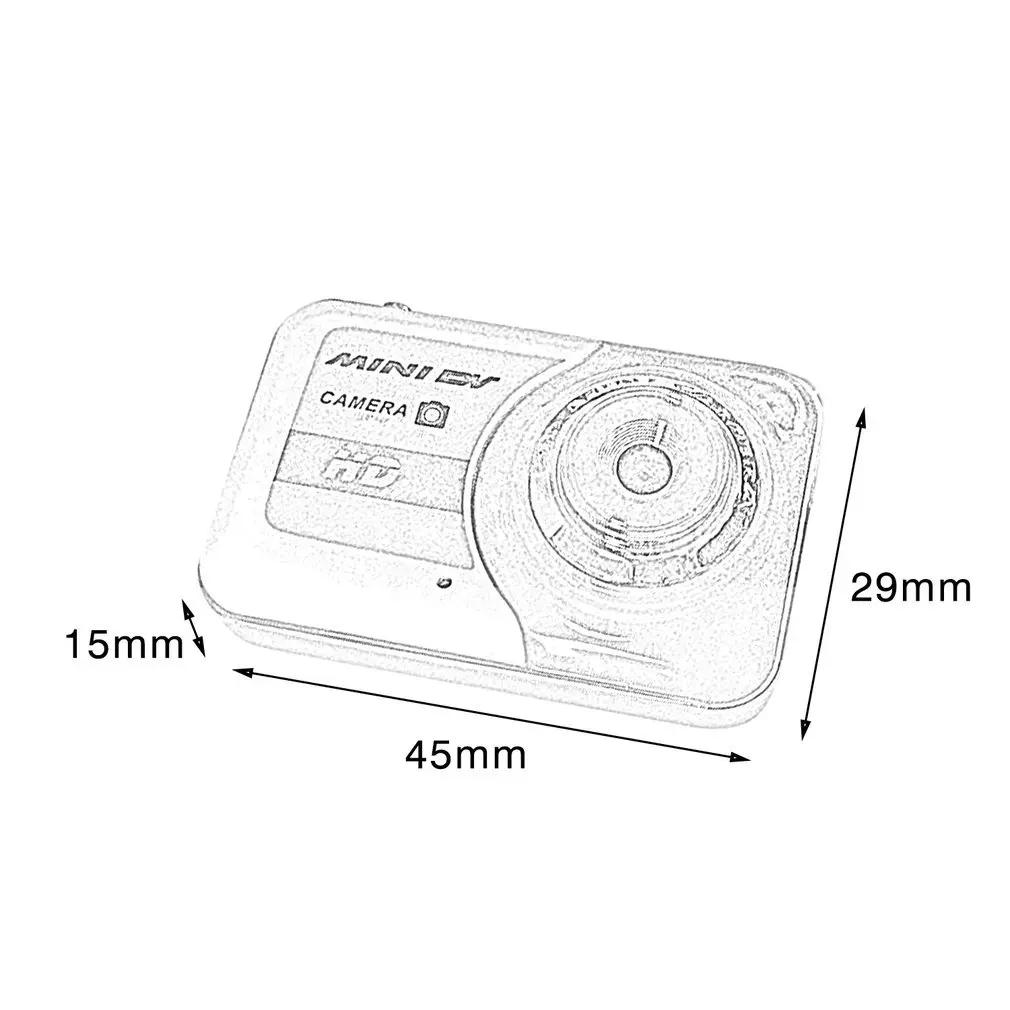 

HD Ultra Portable 1280*1024 Mini Camera X6 Video Recorder Digital Small Cam