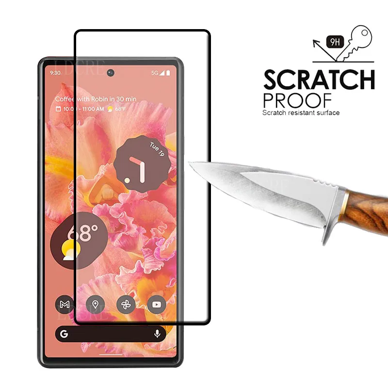 4 in 1 for google pixel 6 glass for google pixel 6 tempered glass full cover glue screen protector for google pixel 6 lens glass free global shipping
