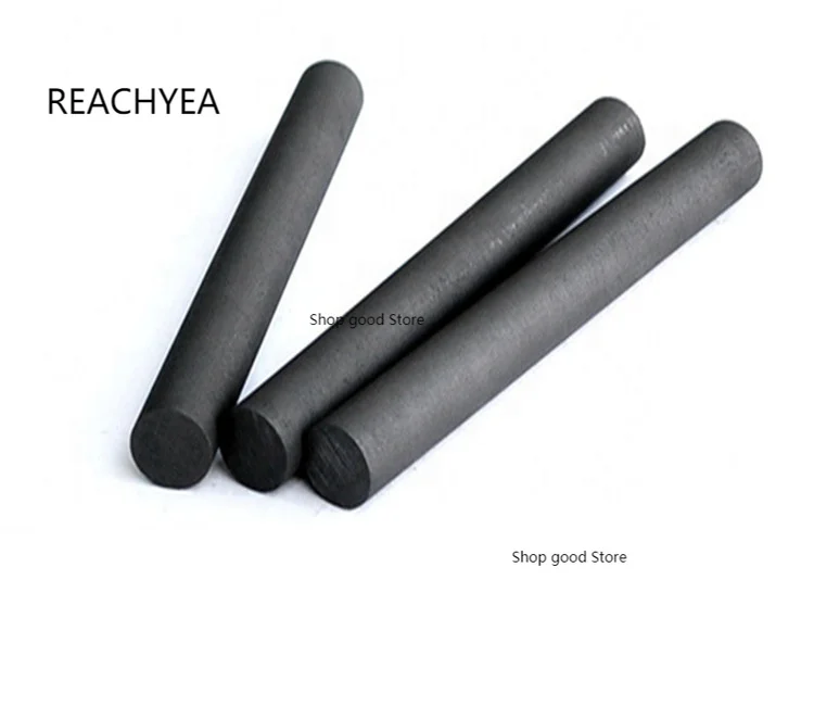 

1Pc Length 200mm 300mm400mm High-purity graphite rod graphite carbon high-temperature conductive graphite rod graphite electrode
