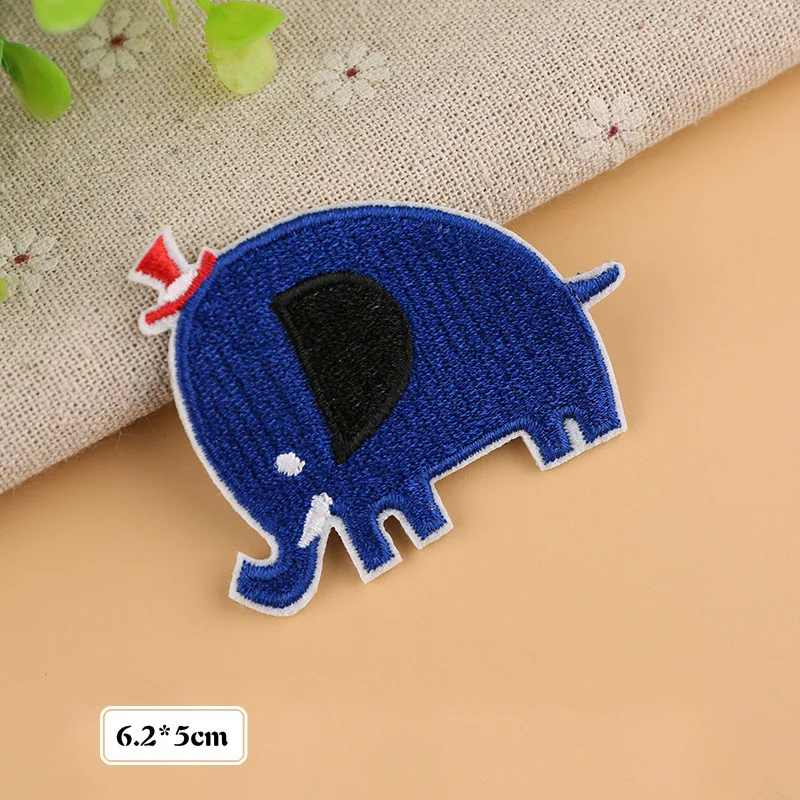 1 шт. милые животные сделай сам вышитые парчи Акула медведь динозавр железные