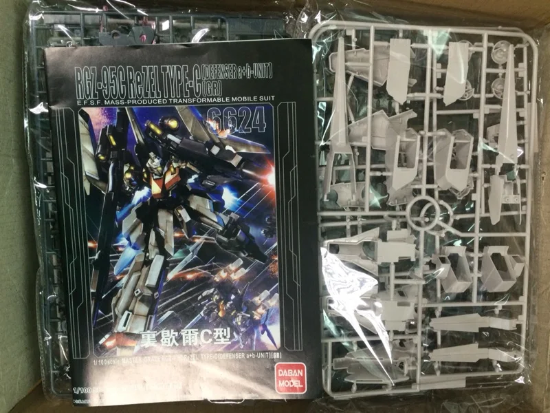 

Anime Japanese DABAN model MG 6624 1/100 RGZ-95C ReZEL TYPE-C [DEFENDER] [b-UNIT] [GR] Assembled Gundam Models Suit Mobile Kits