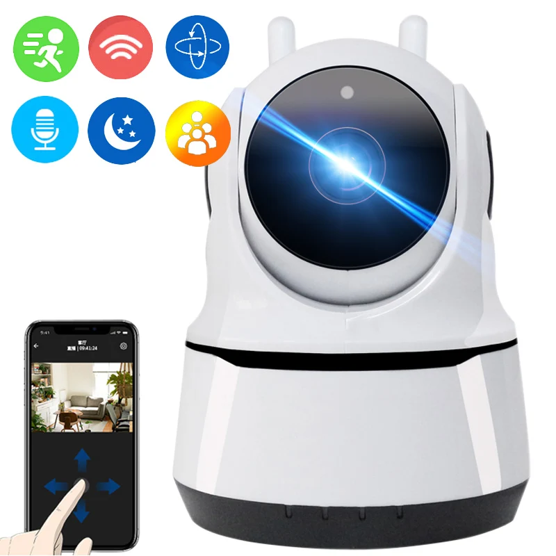 

1080P Smart Home Wi-Fi IP Камера Крытый камеры видеонаблюдения обнаружения движения Securite IP камера CCTV 360 PTZ Boby монитор IP камера