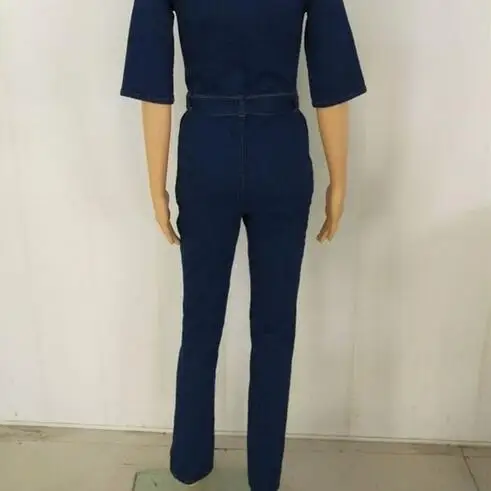 Горячий дизайн 2020 джинсовый комбинезон и короткий рукав полная длина