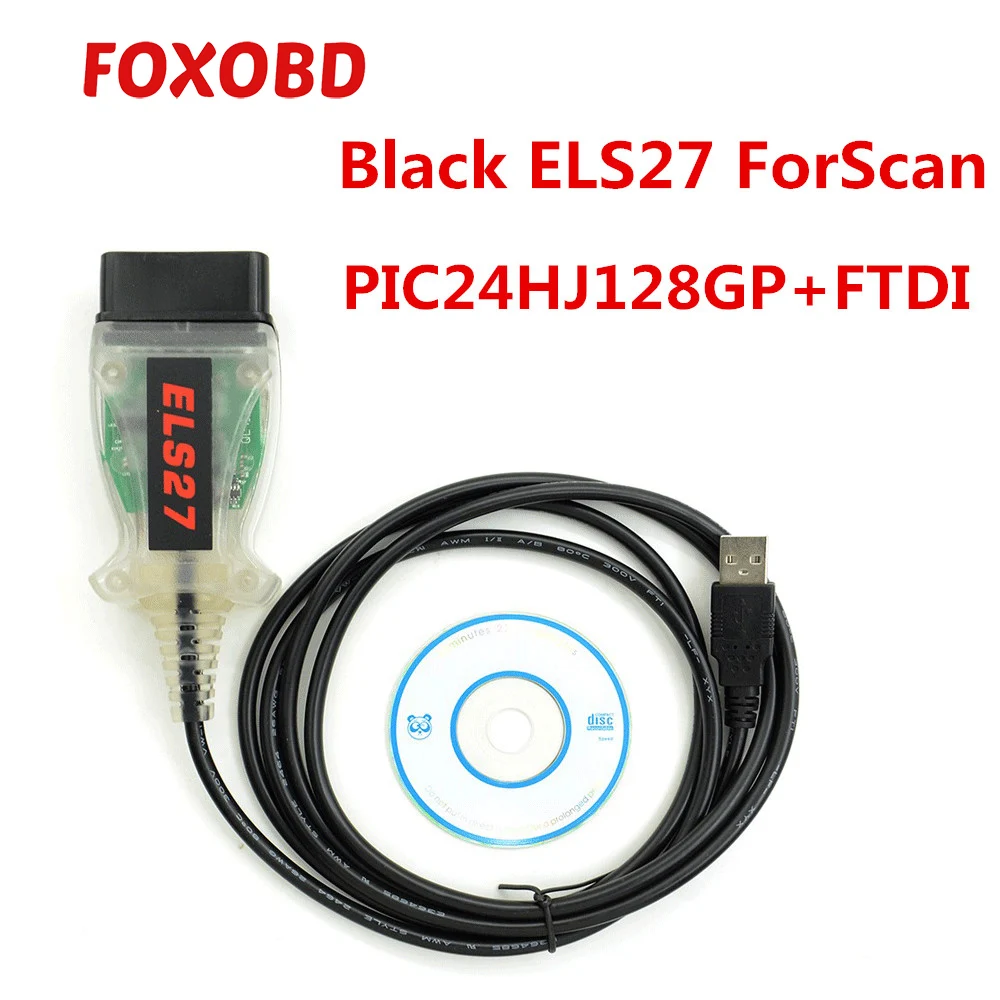 Сканер ELS27 FORScan для автомобилей Ford OBD2 диагностический кабель с поддержкой ELM327 J2534