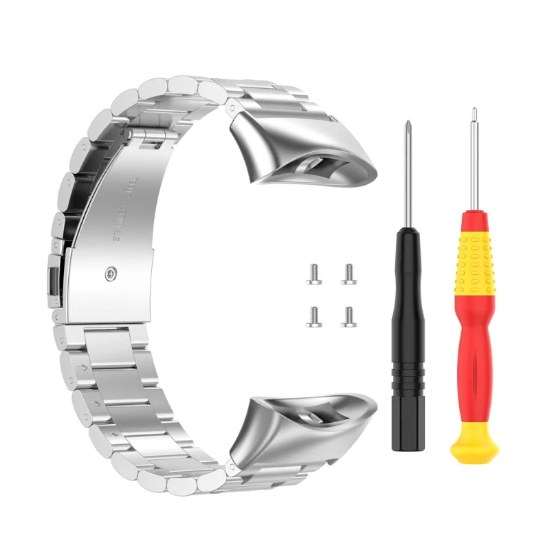 

Stainless Steel Watch Band Wrist Strap for -Garmin Forerunner 45 45S Swim 2