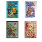 Набор для рисования Стразы сделай сам, мозаика 5D с частичной дрелью, Алмазная форма, мультяшный рисунок из смолы, домашнее искусство, ремесло, украшение для спальни