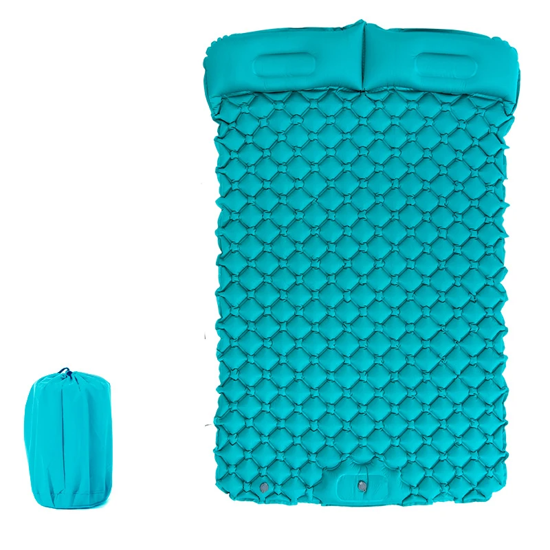 

Moisture-proof Air Mattress Ultra-Light Camping Mat Hiking Air Cushion Portable Inflating Sleeping Pad for Two People