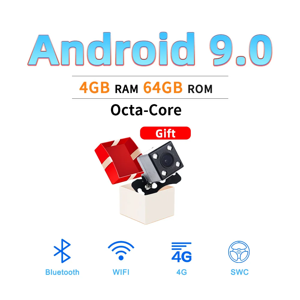Android 9.0 4GB 64GB DSP Android 9 автомобильный gps навигация нет автомобильный dvd-плеер для Renault Kwid автомобильное Стерео Радио мультимедийный плеер головное устройство - Цвет: Android 9.0 4GB 64GB