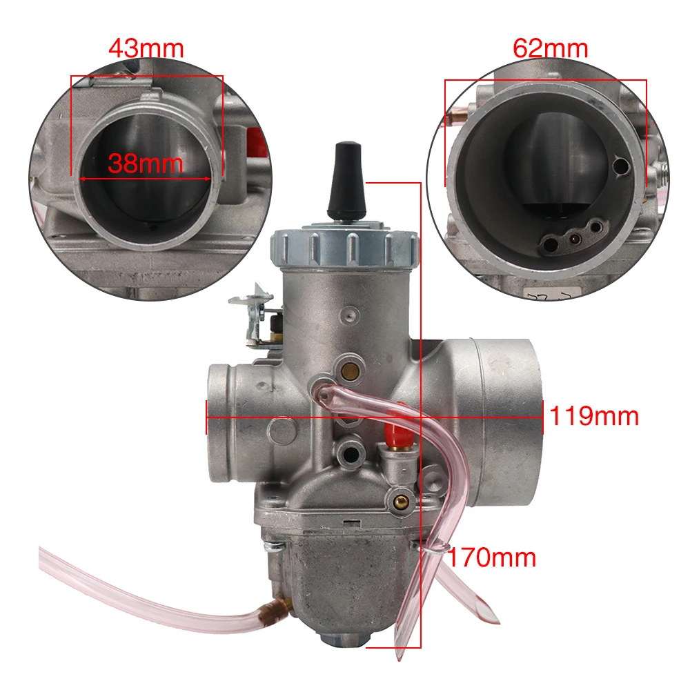 Alconstar 38mm VM38 9 44 мм VM44 3 VM34 168 VM32 33 серия круглая горка карбюратор Mikuni 110cc до 250cc 2