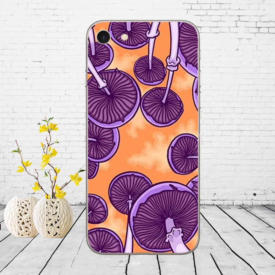 Мягкий силиконовый чехол 198DD с психоделическим рисунком для iphone 5 5s se 6 6s 8 plus 7 Plus X XS