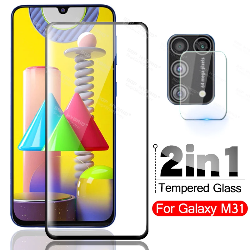Пленка для камеры + стекло Galaxy M31 M 31 2020 Защита экрана Samsung Glaxy Galxy Tremp защитное