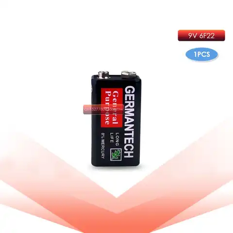 Батарея 9 В 6F22ND PPP3 MN1604 6LR6 1 сверхмощная сухая батарея не перезаряжаемая для дымовой сигнализации переговорное устройство игрушечная камера ...