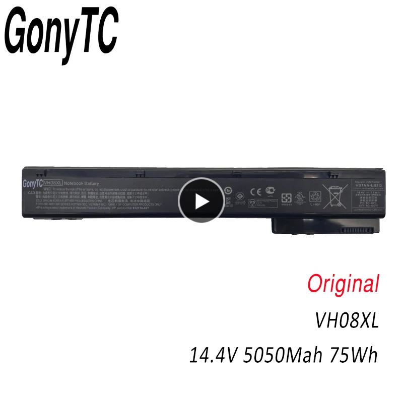 Аккумулятор GONYTC VH08XL VH08 HSTNN-IB2P HSTNN-LB2P для HP EliteBook 8560 Вт 8570 8760 8770 HSTNN-IB2Q HSTNN-F13C HSTNN-LB2Q |