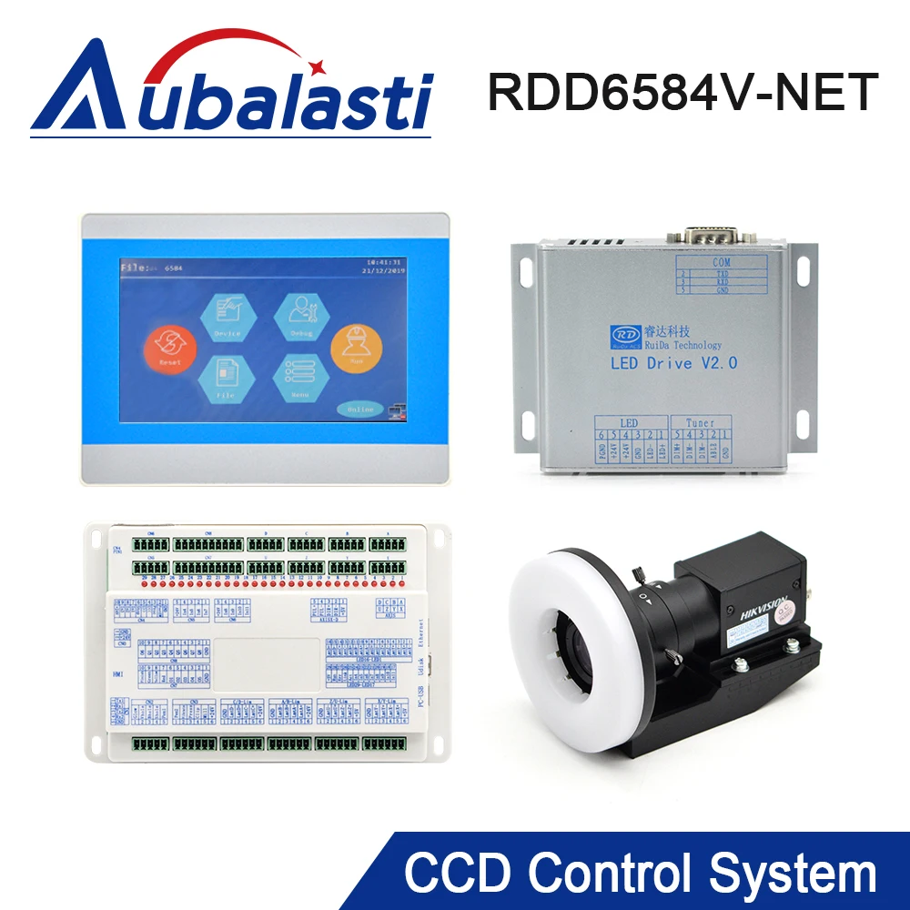 Aubalasti Ruida RDD6584V-NET Осциллирующий резки Системы с 7 дюймов промышленный сенсорный