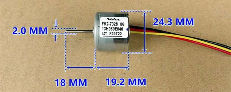 Новый оригинальный японский Nidec DC бесщеточный внутренний ротор двигатель CCW DC12V-24V