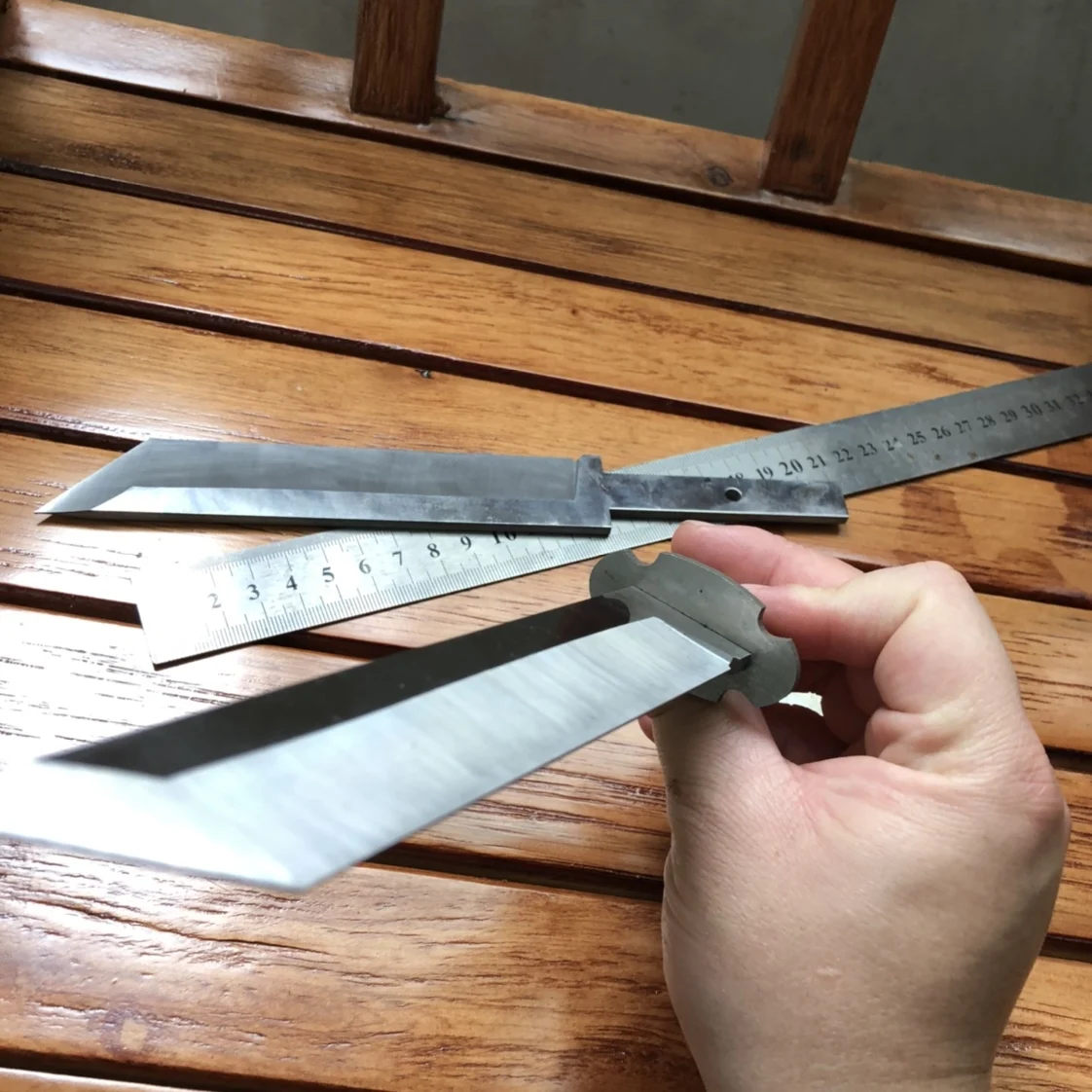 Нож из дамасской стали с фиксированным лезвием японские стальные инструменты