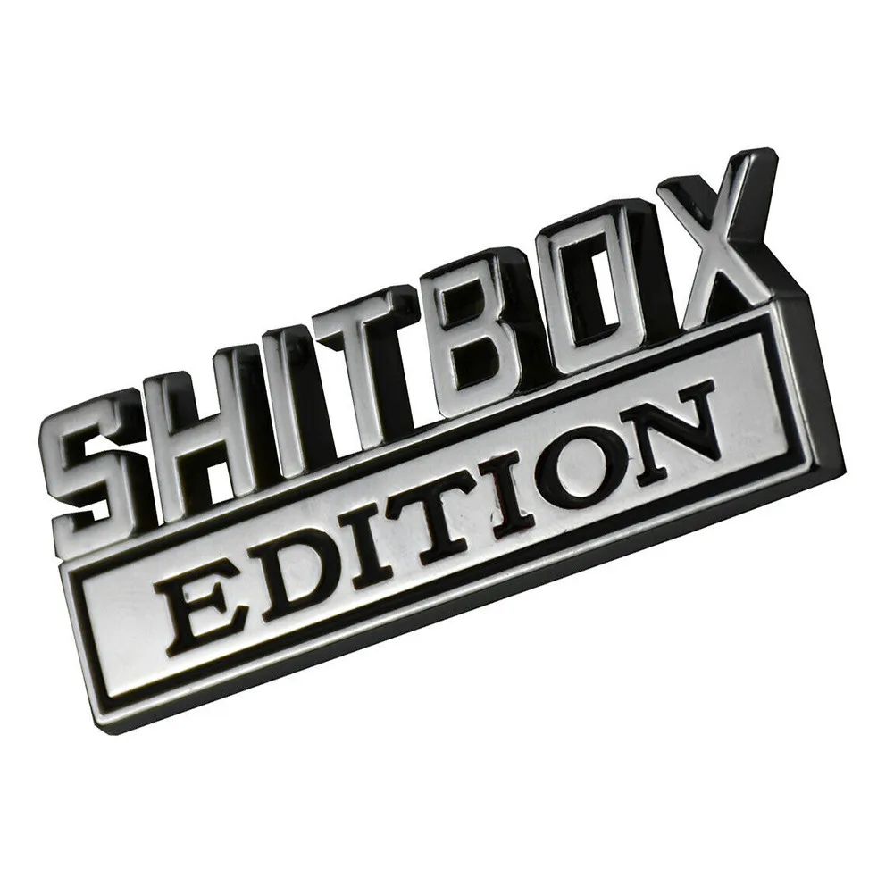 

2pcs Car 80x30mm Sticker Acccessory Alloy Badge Decal Emblems Replacement