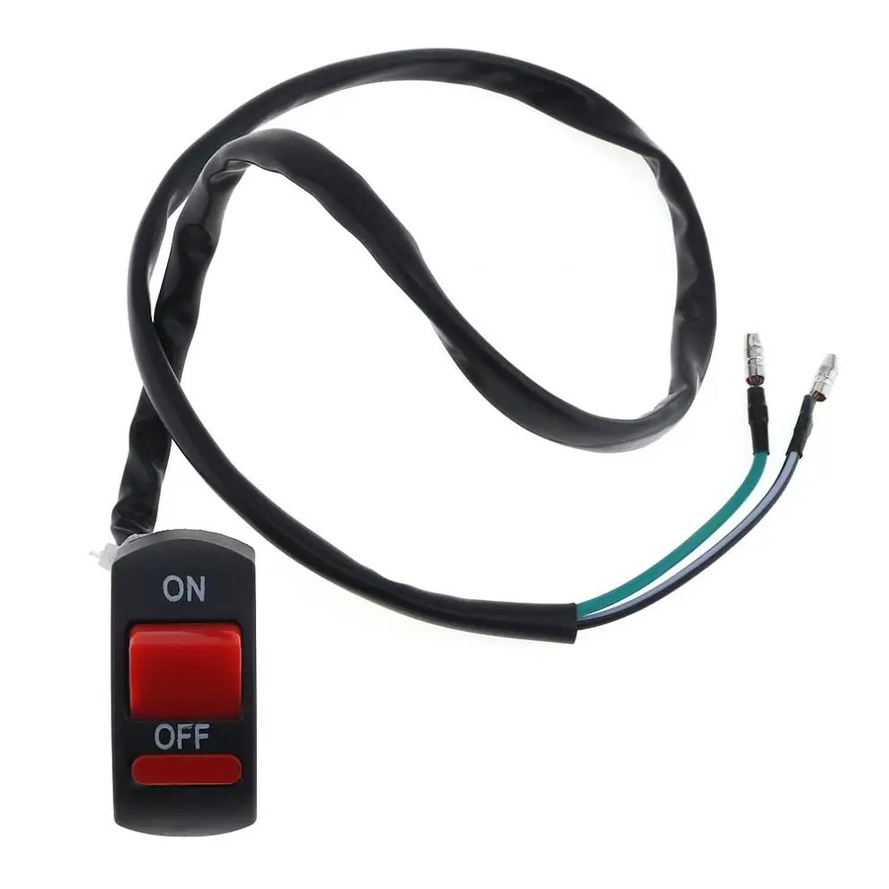 Универсальный переключатель на руль мотоцикла кнопка включения-выключения
