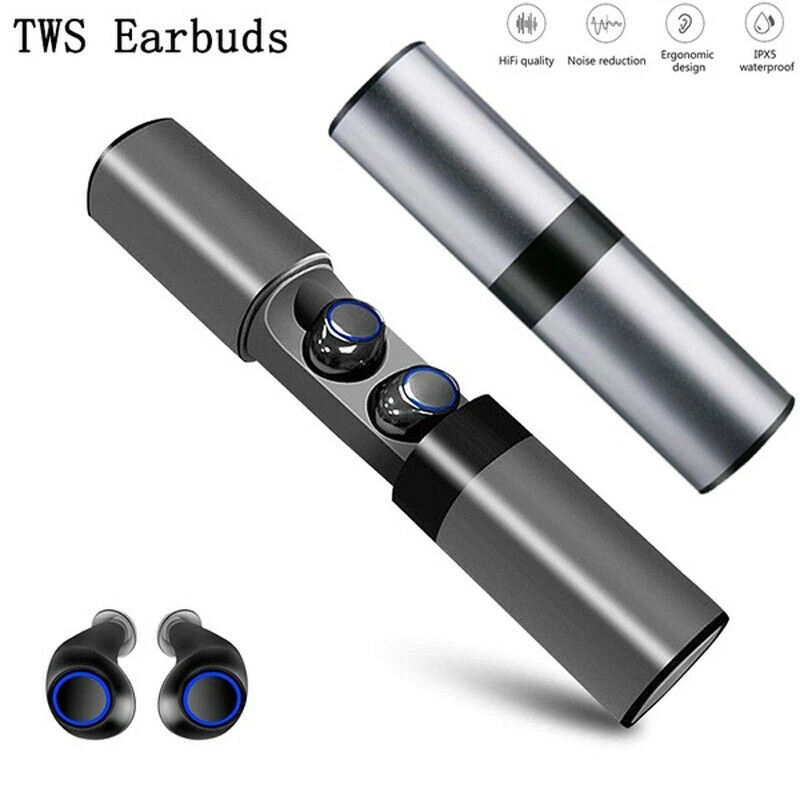 S2 TWS беспроводные Bluetooth наушники портативные наушники с микрофоном стерео HIFI музыка сенсорный экран мини беспроводные Bluetooth 4,2 Eearbuds