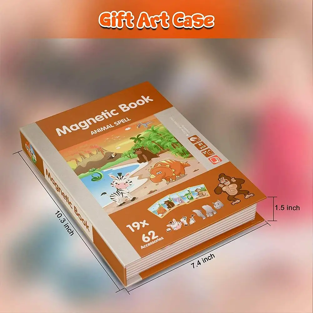 

Paper Learning Card Puzzles Toy Early Educational Toy Cartoon Traffic Animal Fruit With Iron Box Kids Cognitive Puzzle Baby Toy